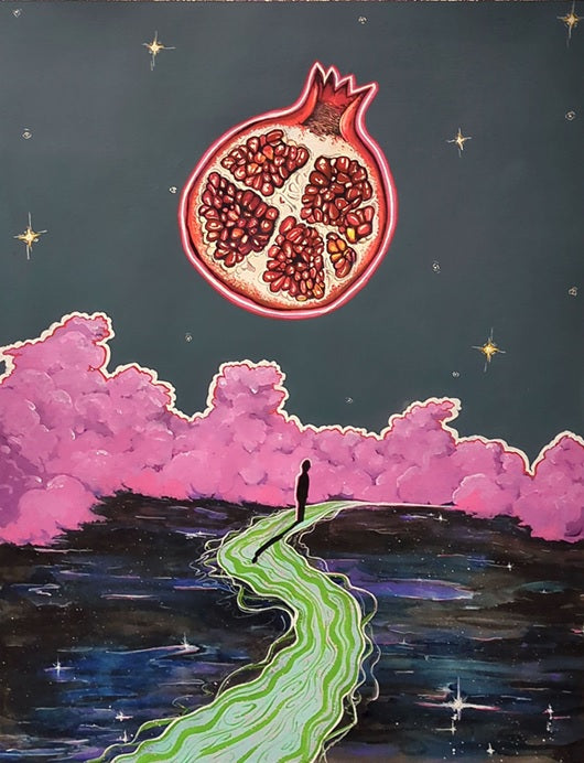 Persephone Reclaims the Pomegranate Sky in B ♭